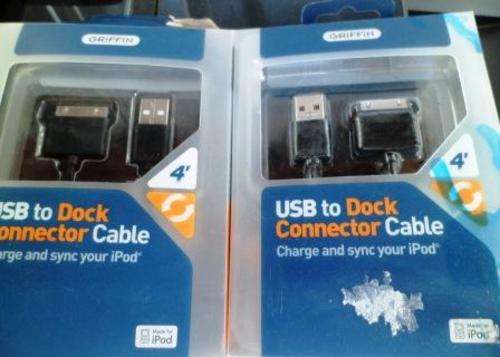 USB TO DOCK CONNECTOR CABLE FOR iPOD