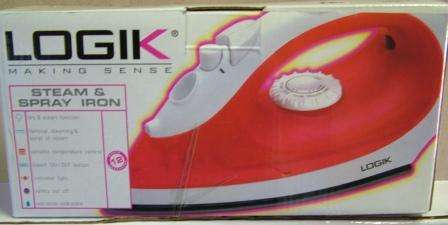 LOGIK STEAM AND SPRAY IRON blue