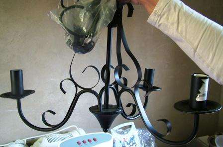 Eurolux 3  CANDLE BULB CHANDELIER