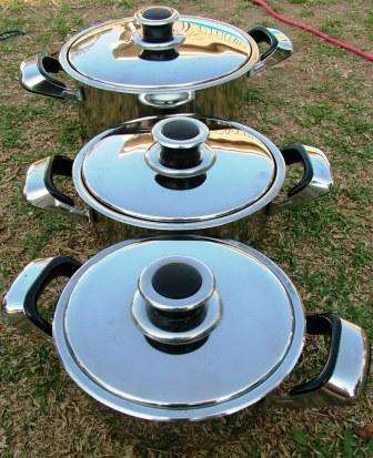 LA-Bistro Stainless Steel 6 piece cookware set