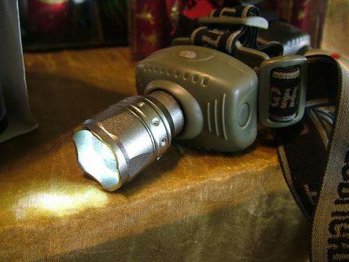 Super Bright Head Lamp with magnifying lens # IDEAL FOR HUNTING AND FISHING # in gift box##