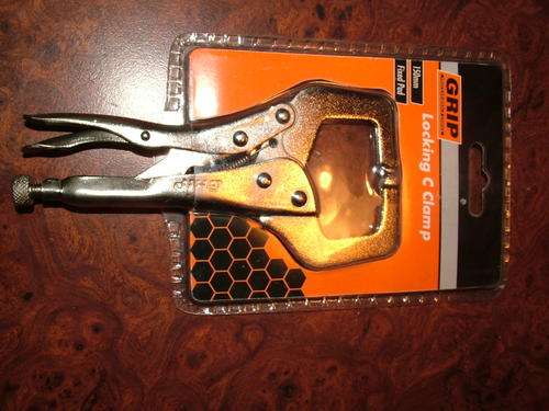 GRIP 150MM FIX PAD LOCKING C CLAMP : CHROME MOLY STEEL : brand new