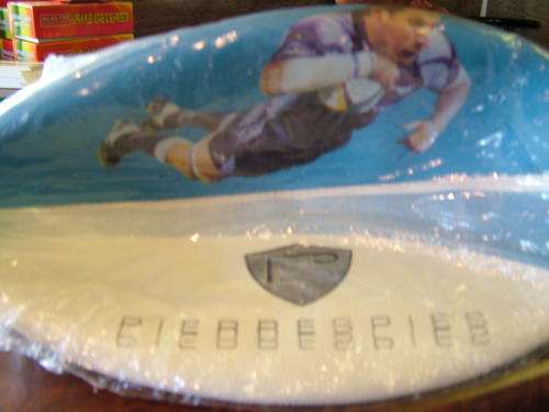 PIERRE SPIES  COLLECTORS ITEM RUGBY BALL ( SPRINGBOK / BLUE BULLS ) BRAND NEW SEALED