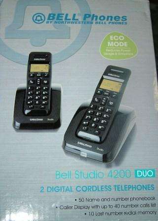 BELL STUDIO : DIGITAL CORDLESS TELEPHONE WHITE