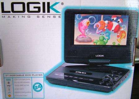 Logik 7 inch PORTABLE DVD PLAYER: 17.8CM LCD DIGITAL DISPLAY WITH REMOTE