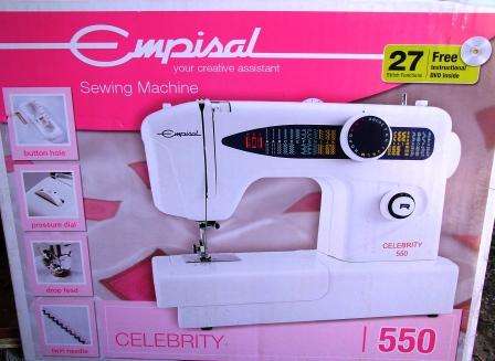 EMPISAL CELEBRITY 550 SEWING MACHINE 27 STITCH FUNCTION : GOOD AS NEW