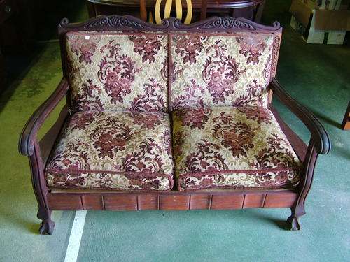 IMBUIA BALL AND CLAW 2 SEATER SOFA : GREAT BUY