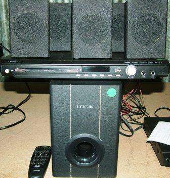 LOGIK DVD 5.1 HOME THEATRE SYSTEM"in original box"