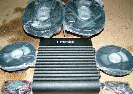 LOGIK CAR AMP PNPO 150W" USED AS DISPLAY"