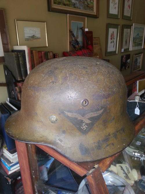 WW2 Luftwaffe German Afrika Korps Helmet