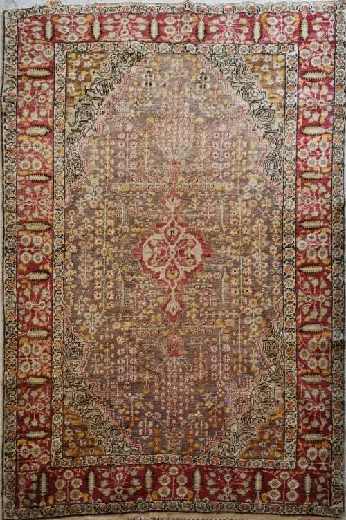 Antique Caucasian Wool Rug