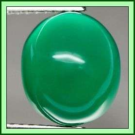 Agate Green Oval  Cabochon 4.41ct