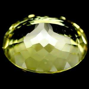 QUARTZ Yellow Oval 21.63ct VVS