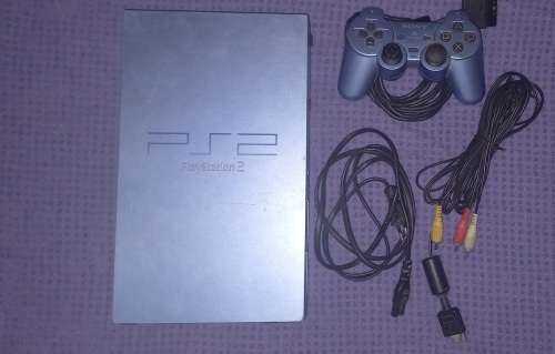 Ps2 Playstation 2 blue console (read description)