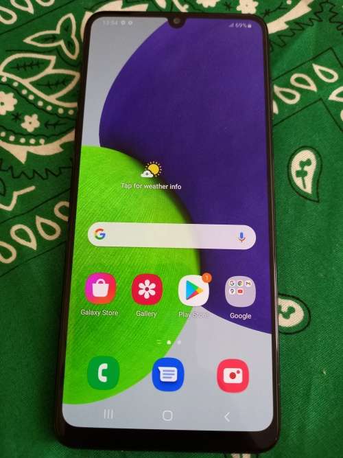 Samsung A22 black