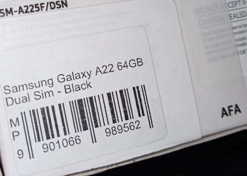Samsung A22 black