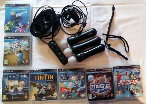 Play Station 3 Move Set with Games