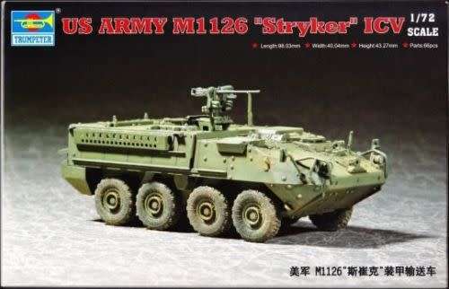 Trumpeter Model, M1126 Stryker ICV - 1/72 Scale