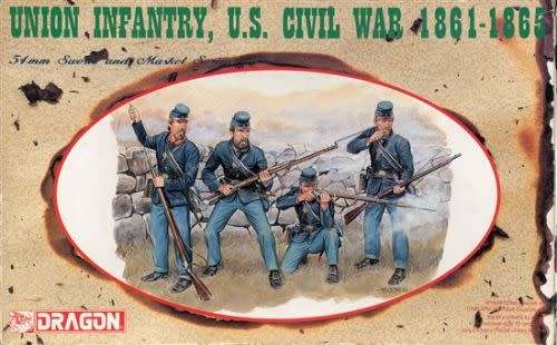 Dragon, Union Infantry US Civil War 1861-1865 - 54mm