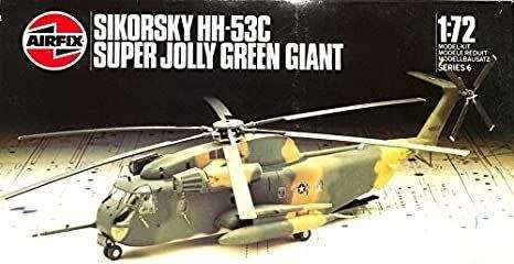 Airfix Model, Sikorsky HH-53C Super Jolly Green Giant 1/72 Scale