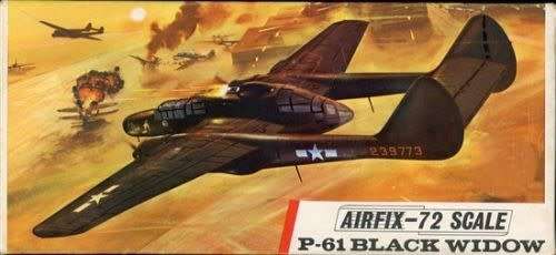 Airfix Model, P-61 Black Widow 1/72 Scale