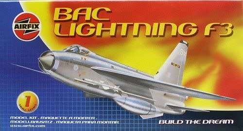 Airfix Model, BAC Lightning F3 1/72 Scale