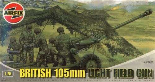 AIrfix Model, British 105 mm Light Field Gun 1/76 Scale
