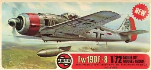 Airfix Model, Fw 190 F-8 1/72 Scale