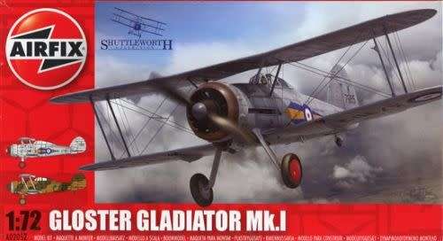 Airfix Model, Gloster Gladiator Mk.I 1/72 Scale