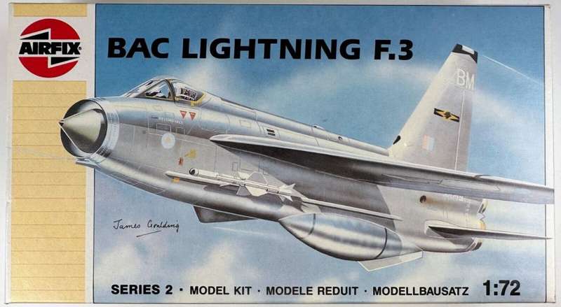 Airfix Model, BAC Lightning F.3 1/72 Scale
