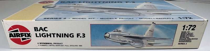 Airfix Model, BAC Lightning F.3 1/72 Scale