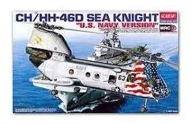 Academy Model, CH/HH-46D Sea Knight `U.S. Navy Version`1/48 Scale