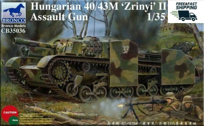 Bronco CB35036 1/35 Hungarian 40/43M `Zrinyi` II 105mm Assault Gun