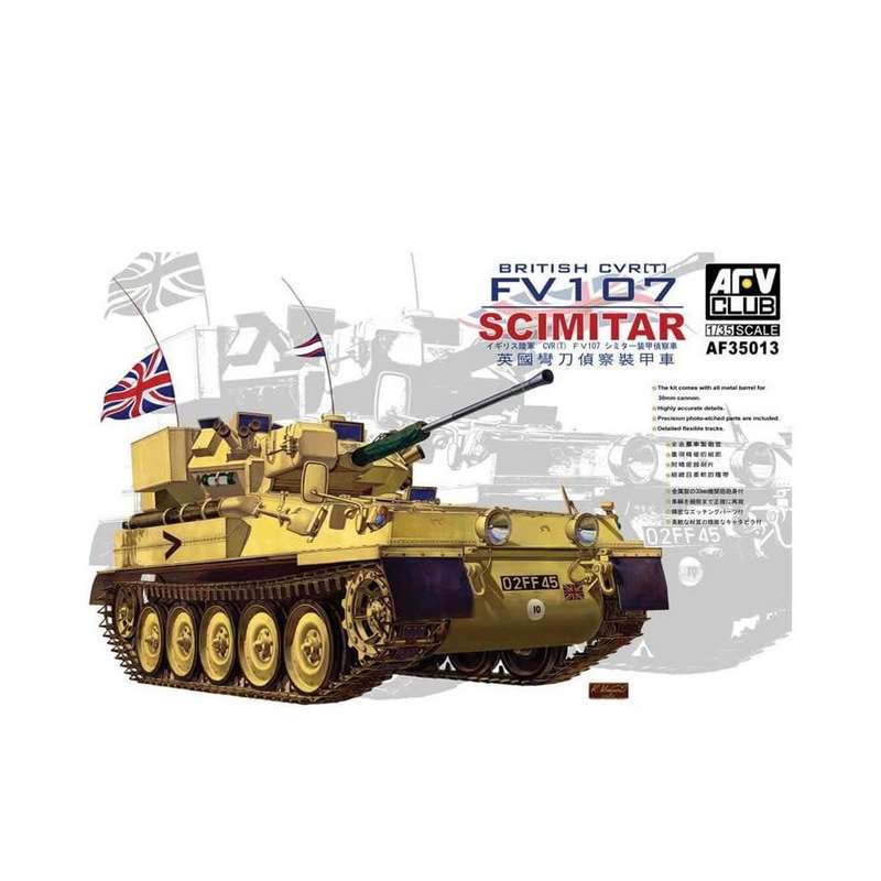 AFV Club Model, British CVR(T) FV107 Scimitar  AF-35013 1/35 Scale