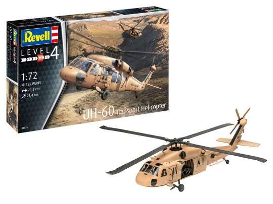 Revell Model, 1/72 UH-60, Transport Helicopter