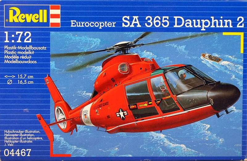Revell Model, #04467 1/72 Eurocopter SA 365 Dauphin 2