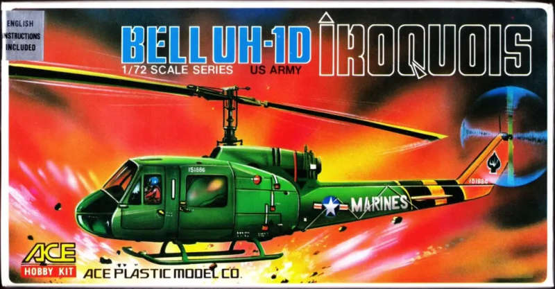 ACE, Bell Uh-1D Iroquois 1/72 Scale