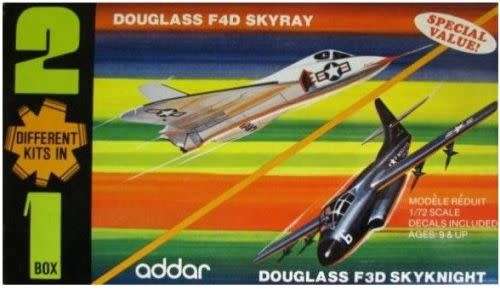 ADDAR Model, Douglass F4D Skyray / Douglass F3D Skyknight