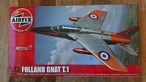 Airfix Model, Folland GNAT T.1 1/72 Scale