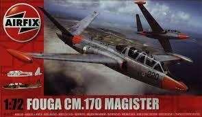 Airfix Model, Fouga CM. 170 Magister 1/72 Scale