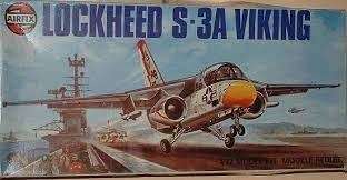Airfix, Lockheed S-3A Viking Carrier-Based Submarine Hunter 1/72 Scale