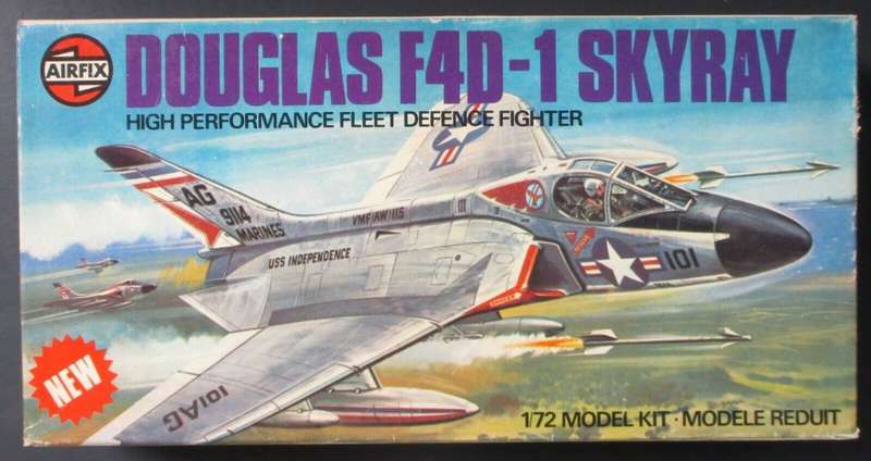 Airfix Model, Douglass F4D Skyray 1/72 Scale