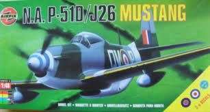 Airfix Model, N.A. P-51D / J26 Mustang 1/48 Scale