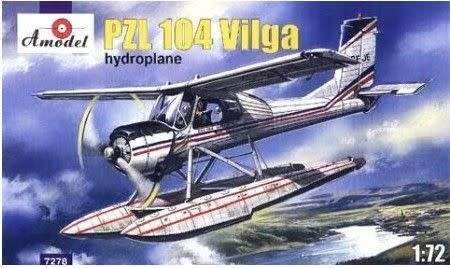 AModel, PZL 104 Vilga Hydroplane 1/72 Scale