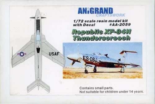 Anigrand Models, Republic XF-84H Thunders Creech 1/72 Scale