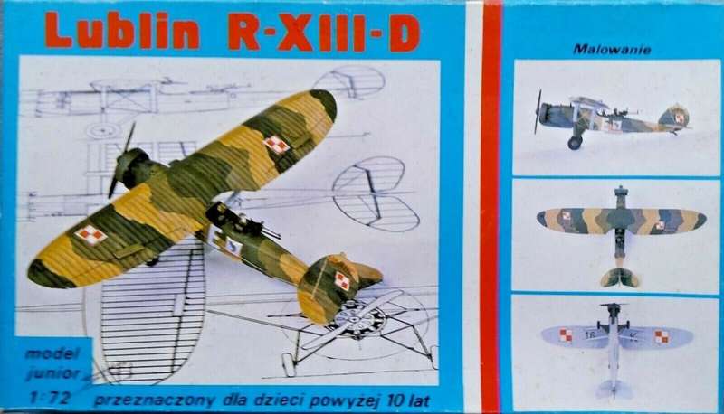 Model Junior (Cena) 1/72 Lublin R-X111-D #822-413