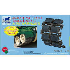 AS90 SPG Workable Track Link Set Bronco | No. AB3524 | 1:35