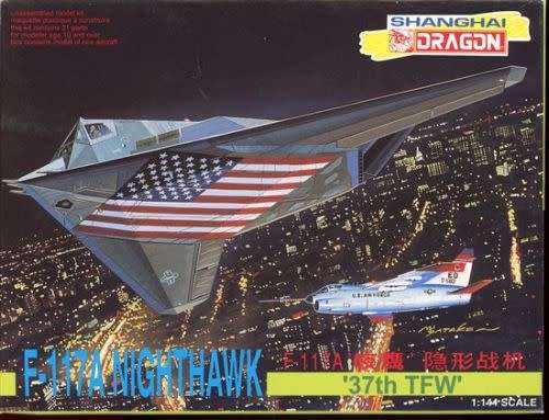 Dragon, F-117A Nighthawk 37th TFW 1/144 Scale