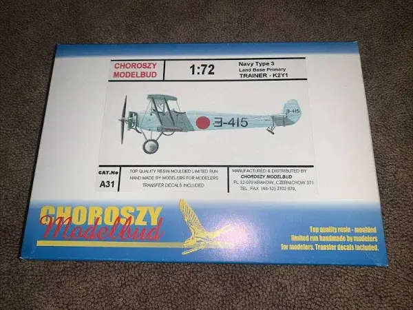 Choroszy Modelbud, Navy Type 3 Land Base Primary Trainer - K2Y1