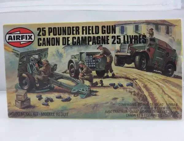 Airfix, 25 Pounder Field Gun HO/OO Scale